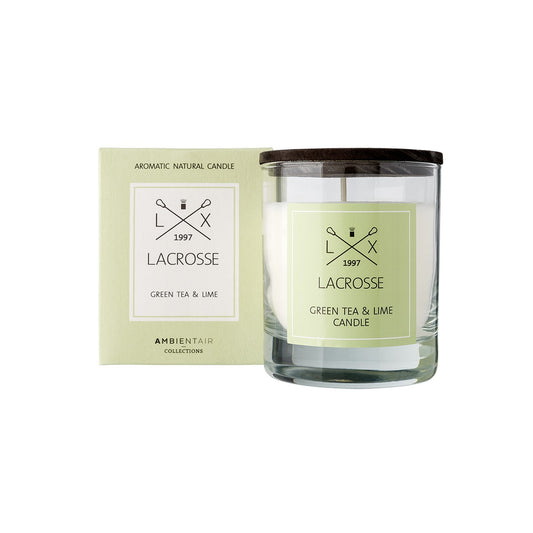 Green Tea & Lime Φυτικό αρωματικό κερί με καπάκι 200gr - Lacrosse
