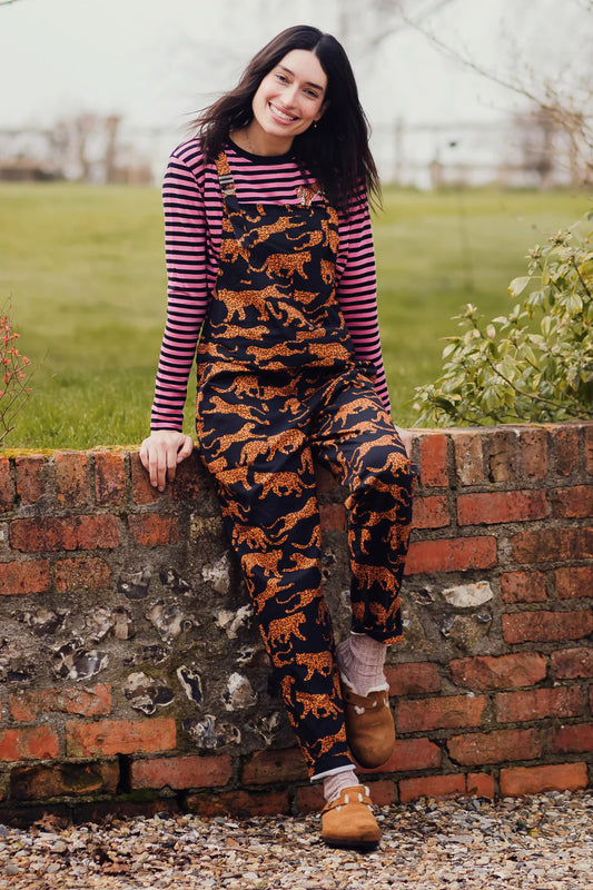 Black and tan overalls shop