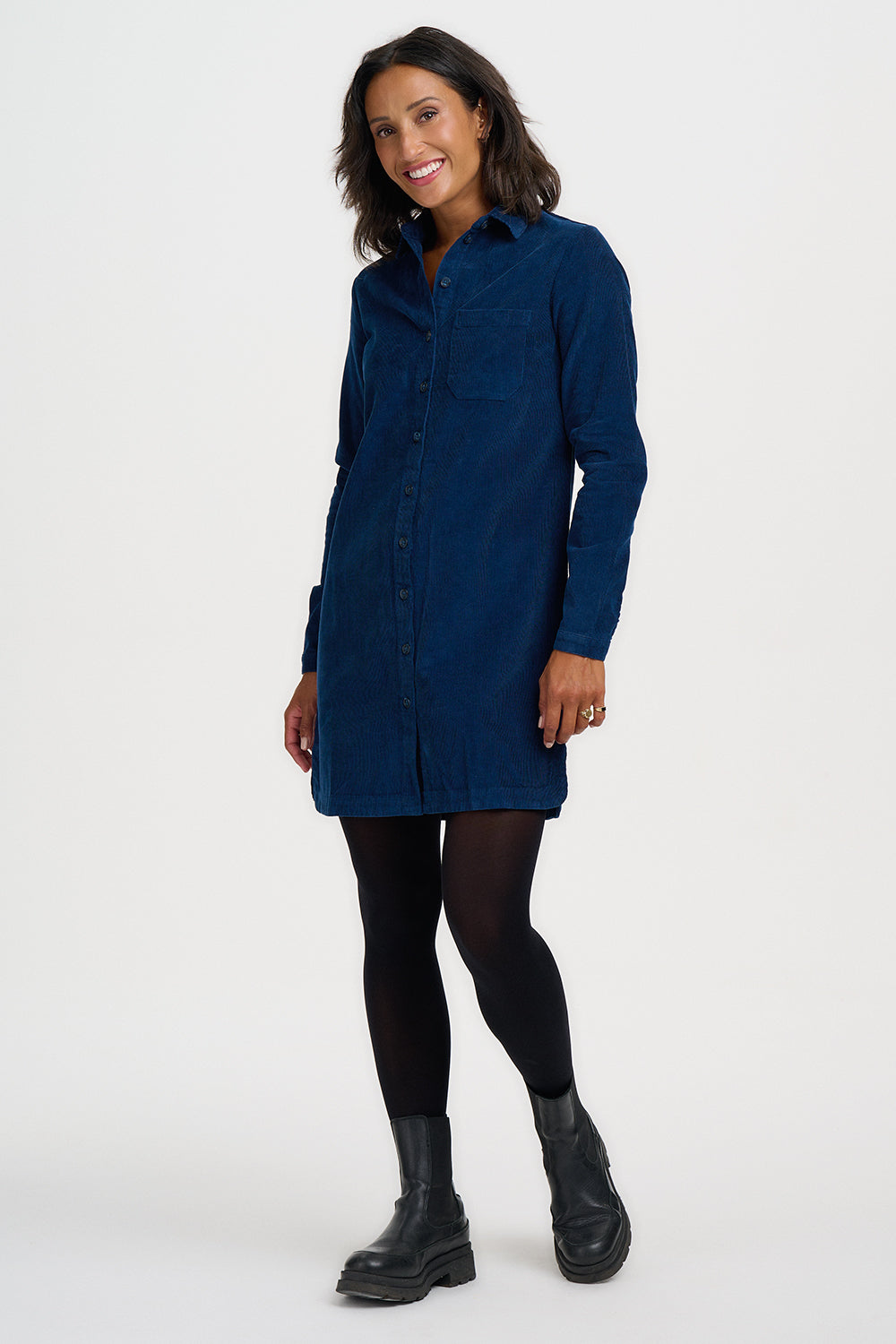 Ethel Cord Short Shirt Dress