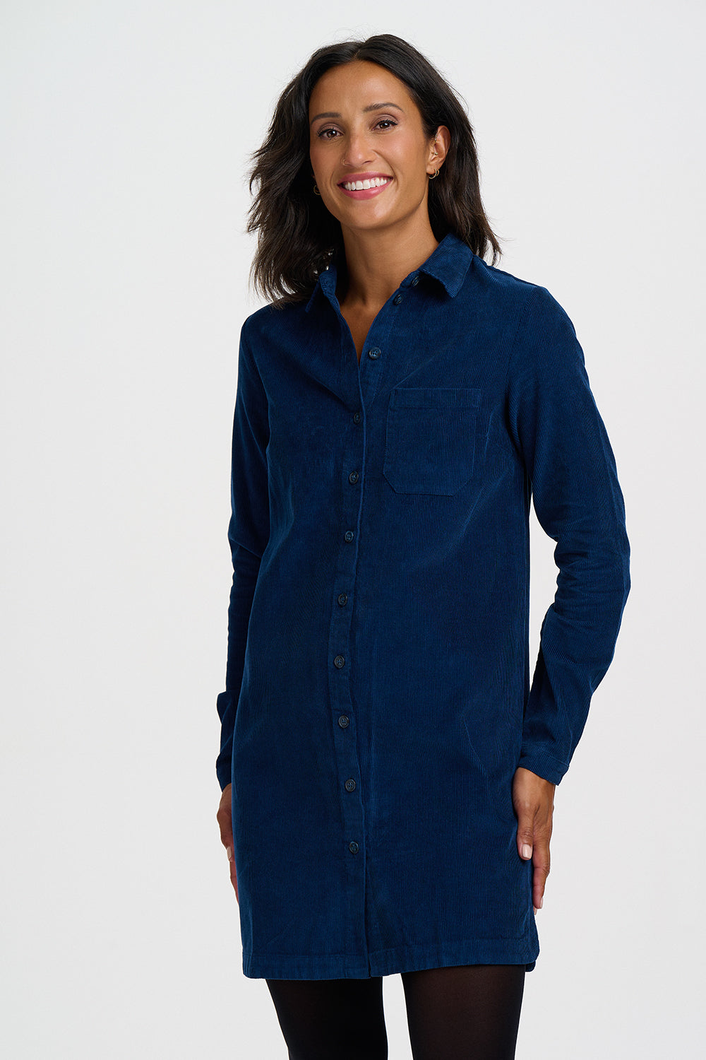 Ethel Cord Short Shirt Dress