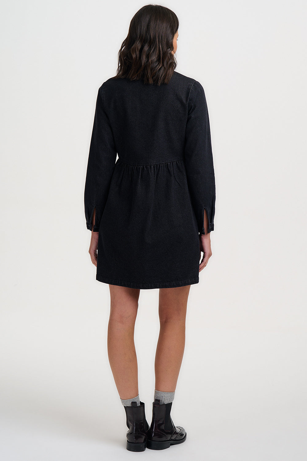 Jamelia Denim Mini Smock Dress