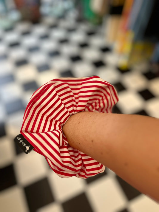 Scrunchies - Red stripes