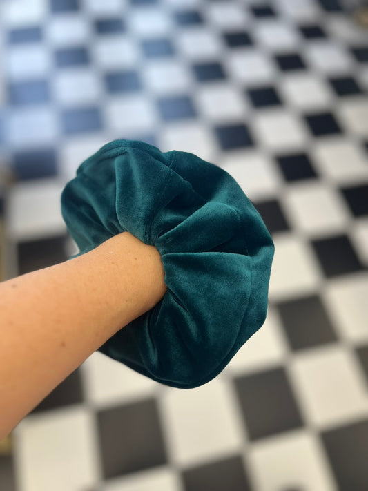 SCRUNCHIES - DARK BLUE VELVET