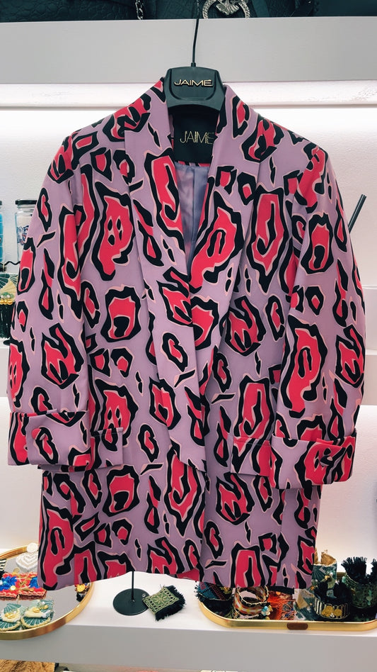 BLAZER ANIMAL PRINT