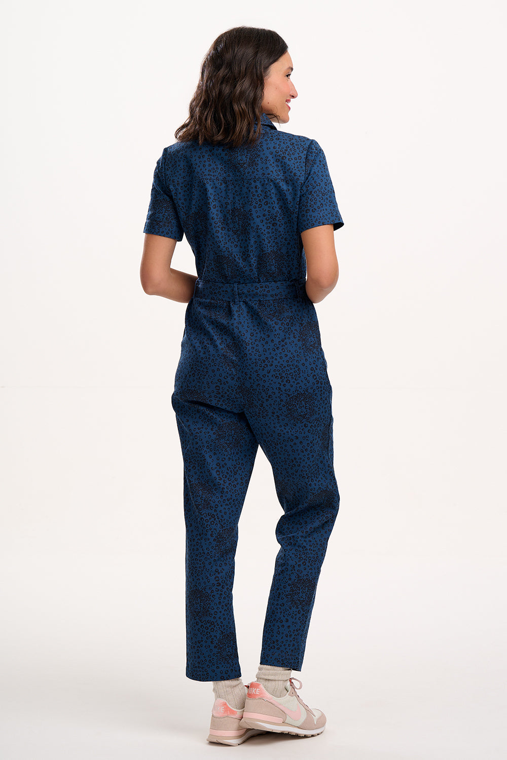 Billy Boilersuit - Petrol Navy, Hidden Leopard