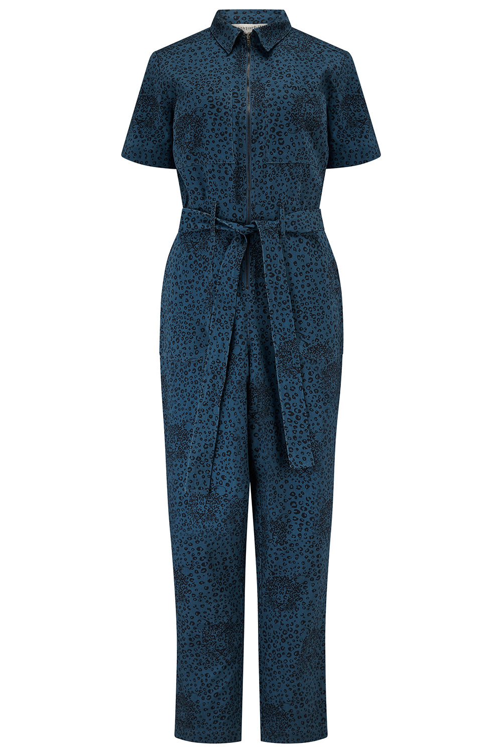 Billy Boilersuit - Petrol Navy, Hidden Leopard