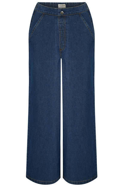 Immy Trousers - Deep Blue Denim