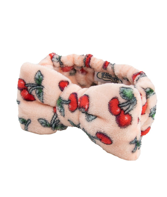 Κορδέλα μαλλιών 24*8.6cm με σχέδιο κεράσια, Cherry