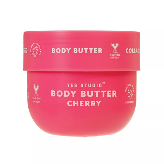 Vegan body butter με κολλαγόνο 400gr, Cherry Licious