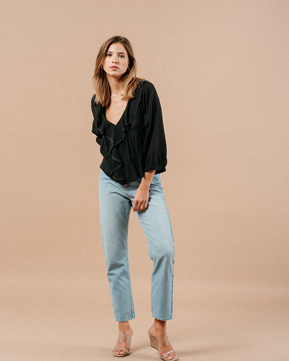 BLOUSE MEMORY NOIR