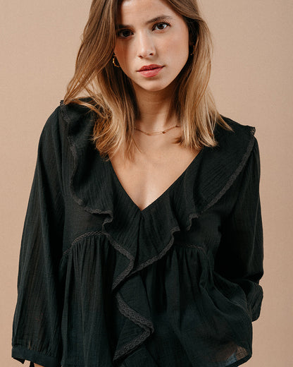 BLOUSE MEMORY NOIR