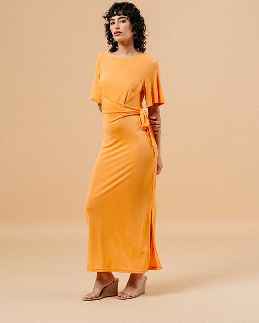 DRESS MARYLINE JAUNE