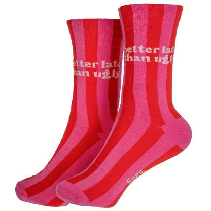 SOCKS SET BETTER LATE THAN UGLY 3 PAIRS S 38-45