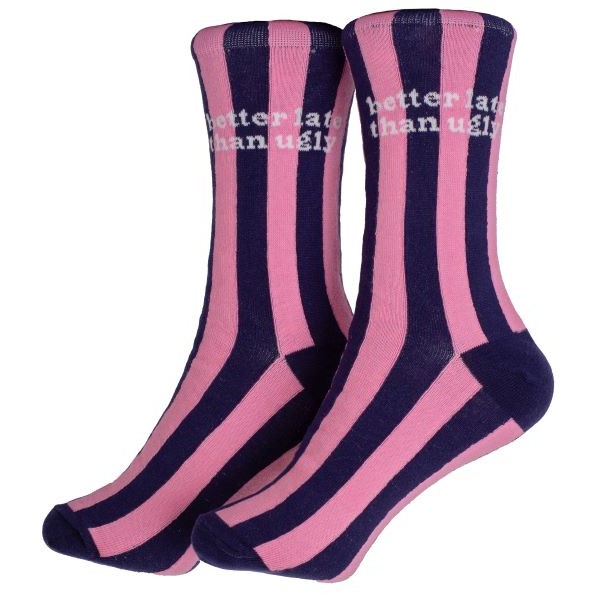 SOCKS SET BETTER LATE THAN UGLY 3 PAIRS S 38-45