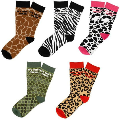 SOCKS SET MY WILD WEEK 5 PAIRS S 38-45