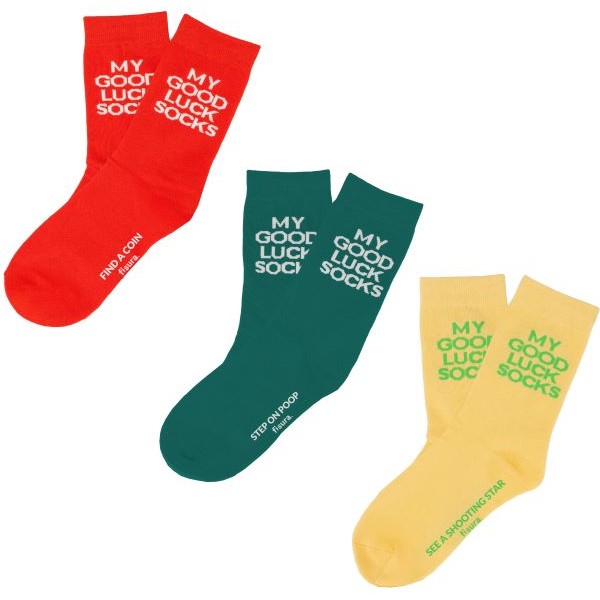 SOCKS SET MY GOOD LUCK SOCKS 3 PAIRS S 38-45