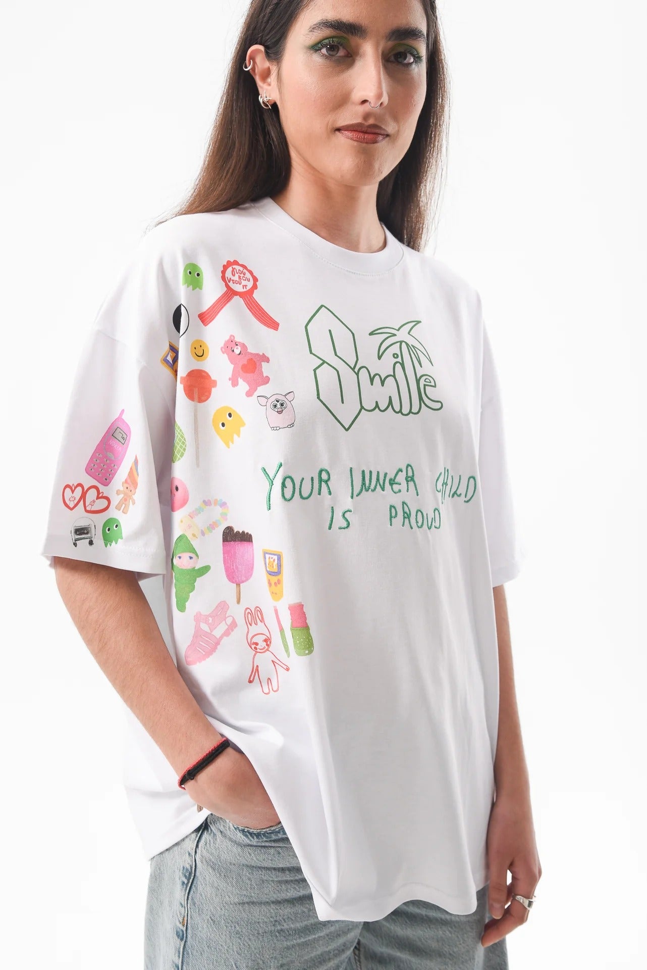 Inner Child - Ovary Gang x Missy Merida White Tshirt