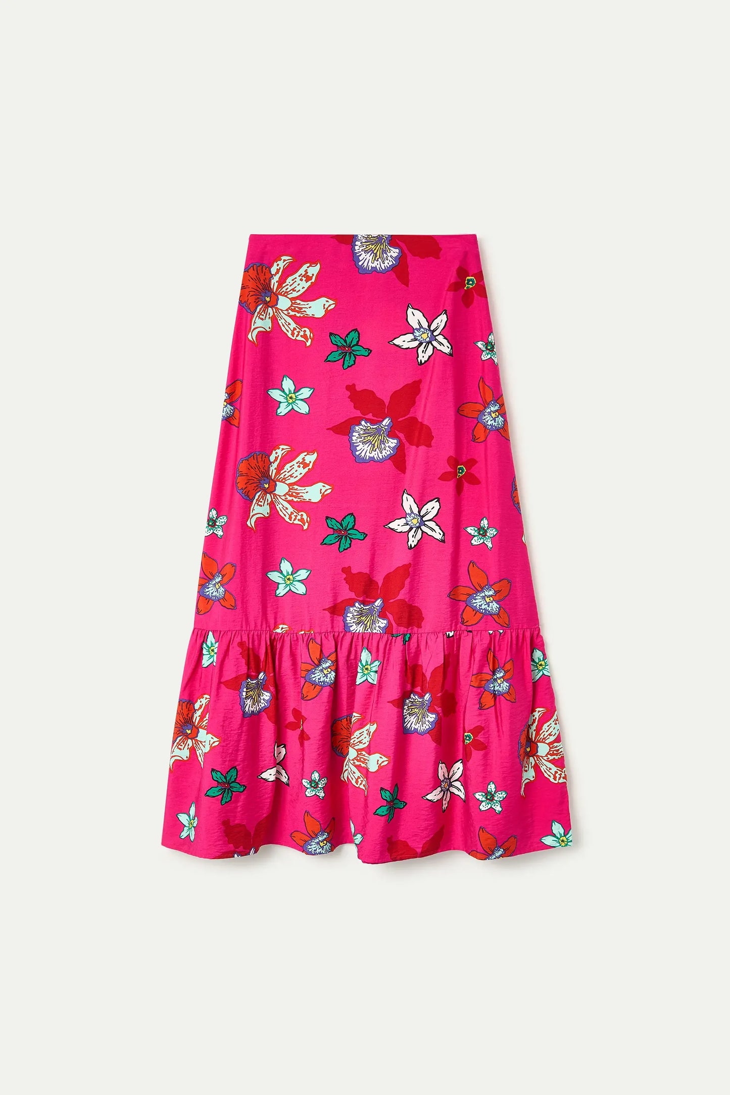 Vanda print maxi skirt