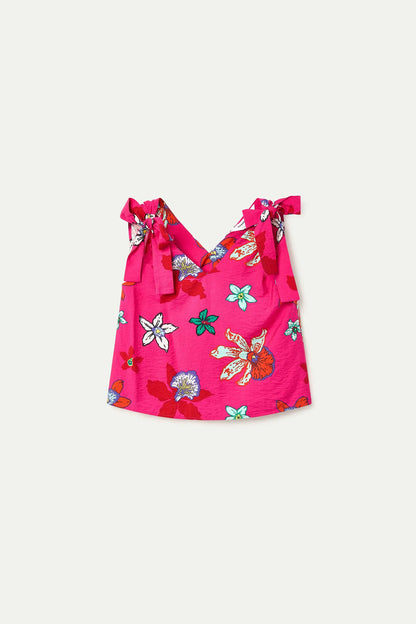Vanda print top
