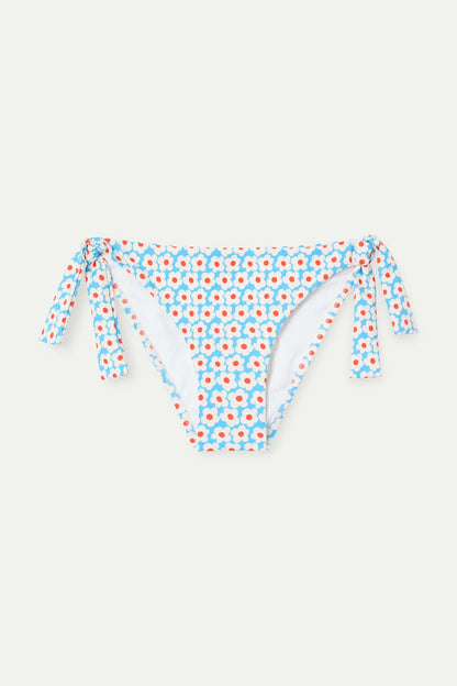 Popcorn Print Tie Bikini Bottom