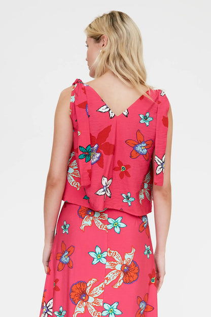 Vanda print top