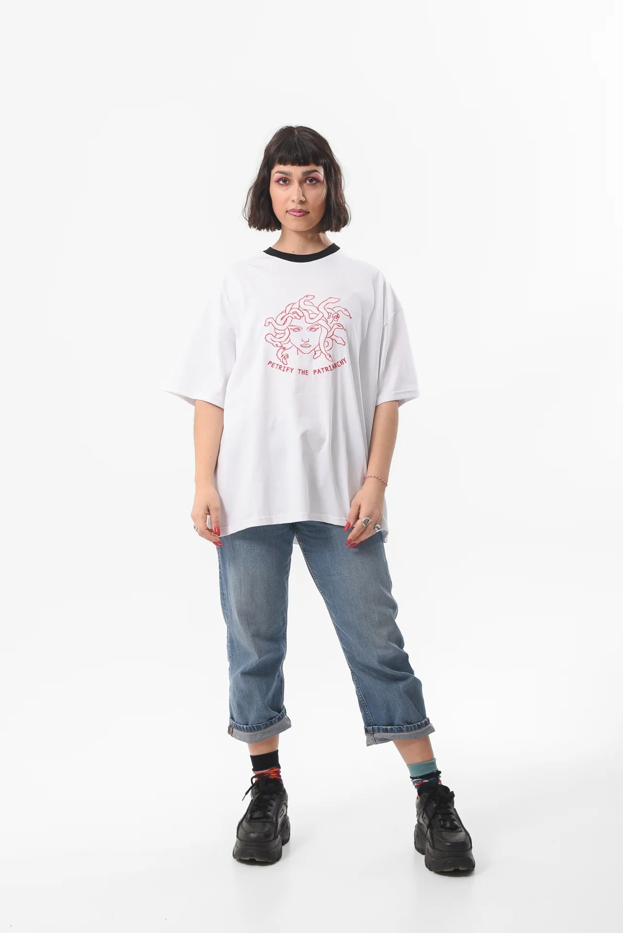 Petrify The Patriarchy - White Tshirt