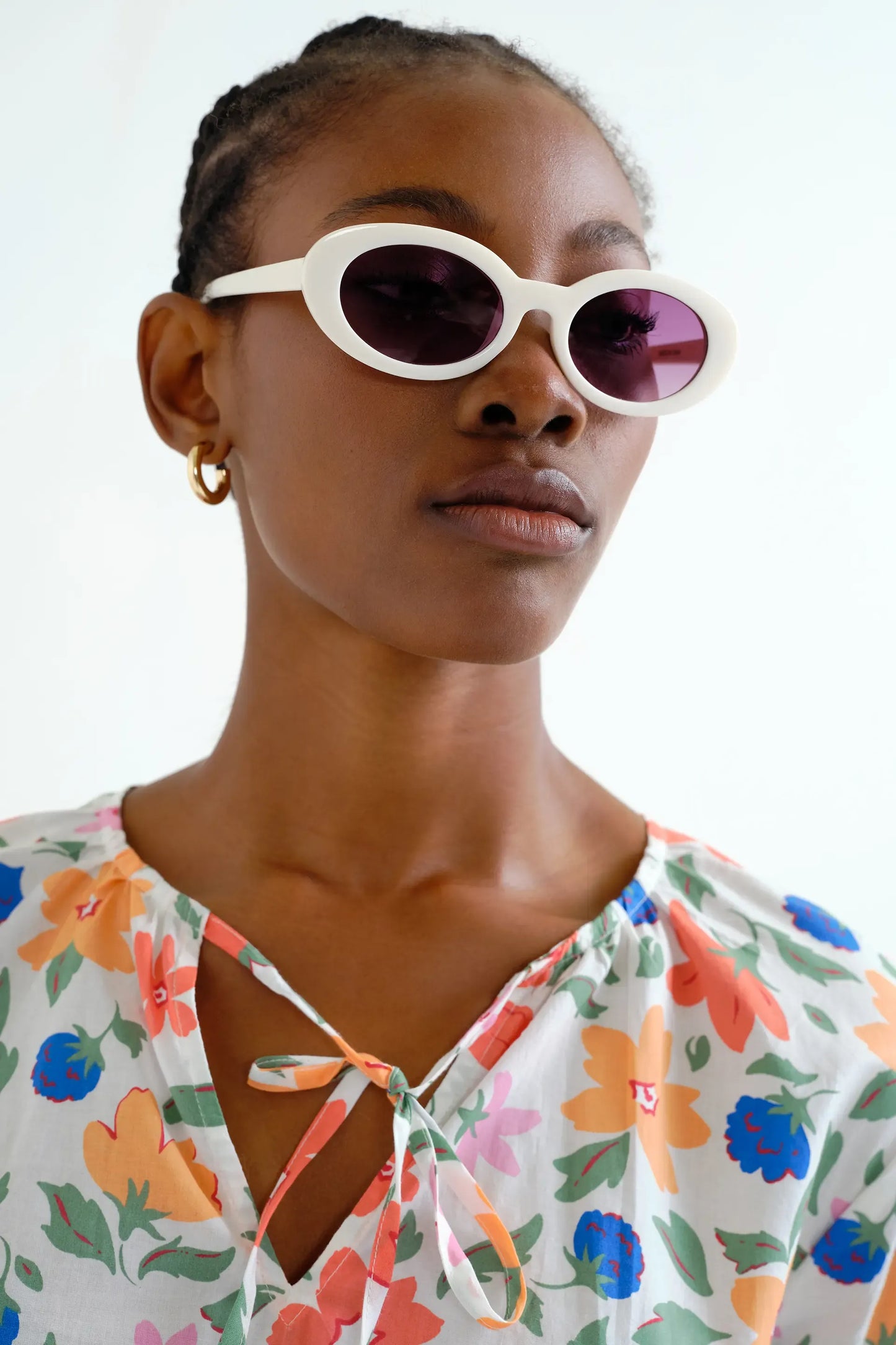 Lily Big print beach top