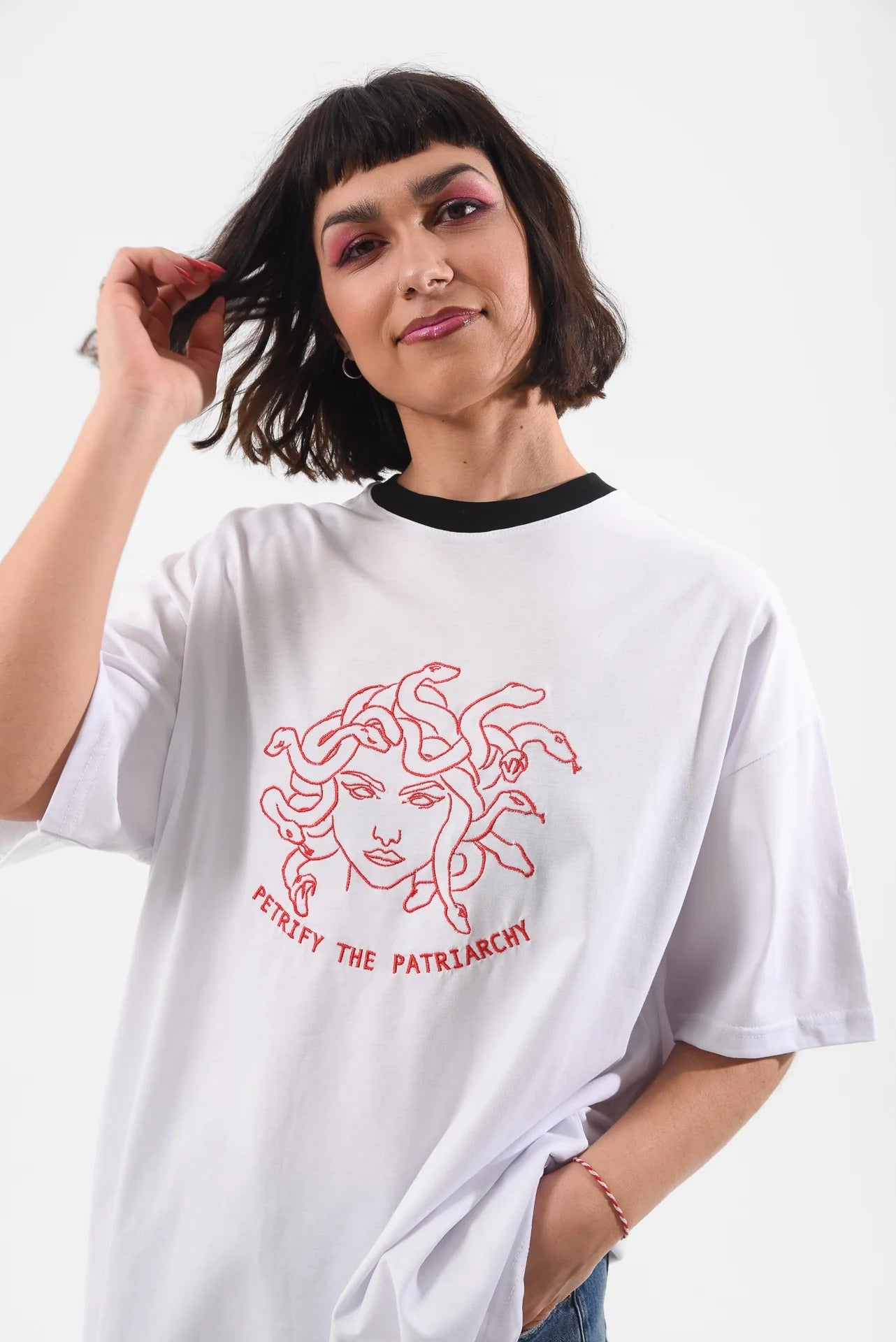 Petrify The Patriarchy - White Tshirt
