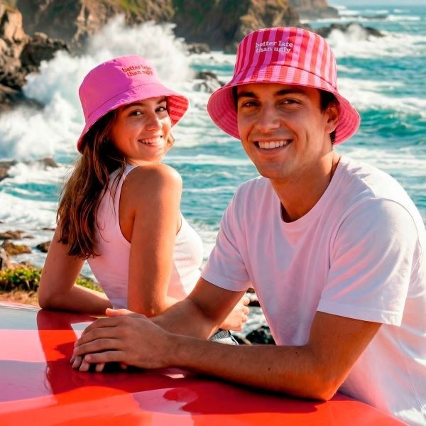 BUCKET HAT "BETTER LATE THAN UGLY"