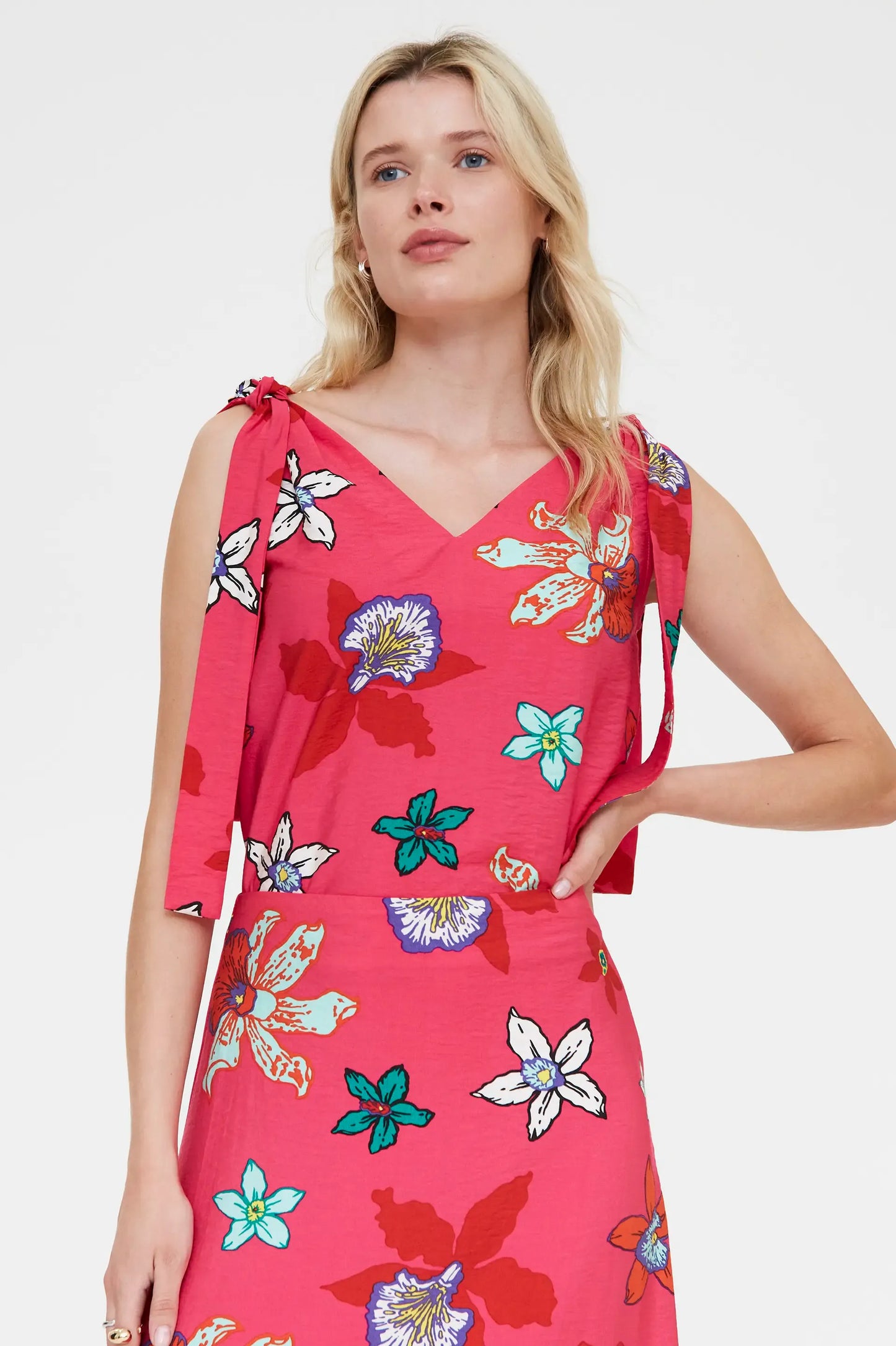 Vanda print top