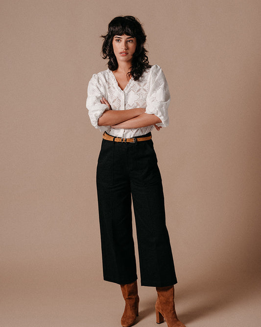 PANTALON LEOPOLD NOIR