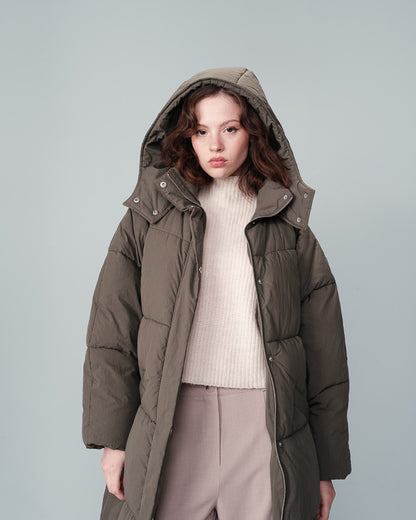 PUFFER JACKET KAKI NORTH