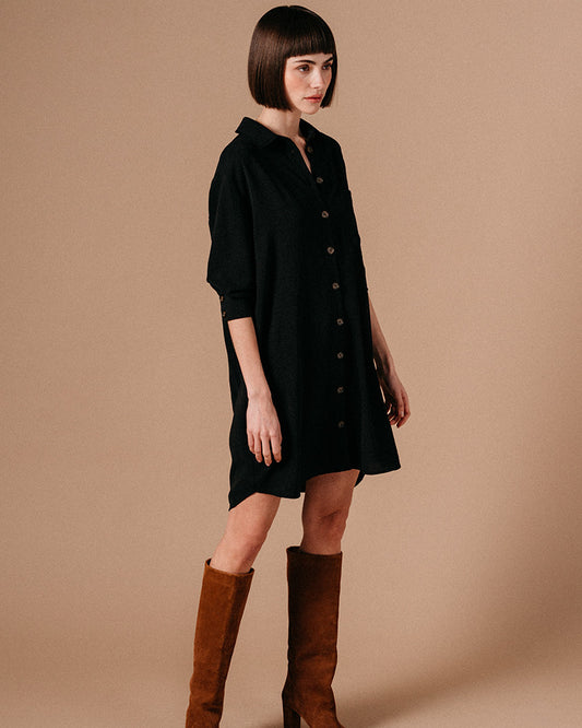 ROBE LILA NOIR