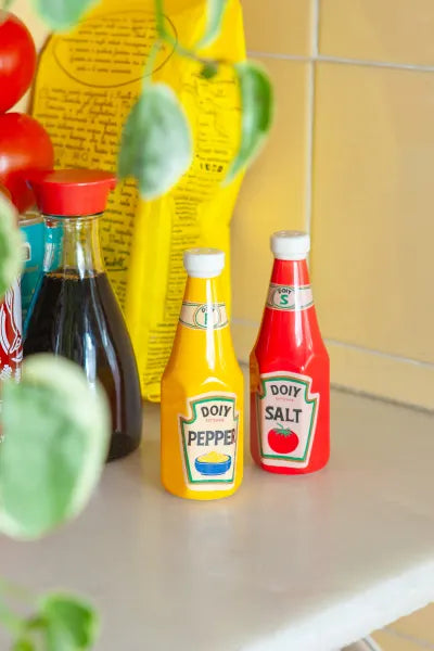 Corner Shop Collection | Σετ Αλατοπίπερο Κέτσαπ - Μουστάρδα