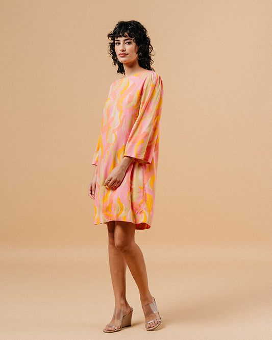 SHORT DRESS ROSE MAISIE