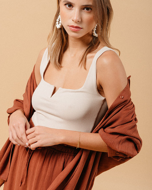 T-SHIRT MARCEL BEIGE