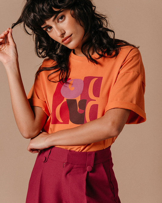 TEESHIRT LENNY ORANGE